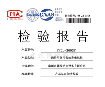檢（jiǎn）測報告